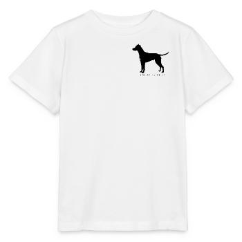 Hund Love Walks Repeat Mischling - Stanley/Stella Kinder T-Shirt MINI CREATOR  - Weiß - Vorne - Maike (125cm)