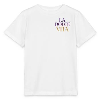 La Dolce Vita Gradient - Stanley/Stella Kinder T-Shirt MINI CREATOR  - Weiß - Vorne - Maike (125cm)