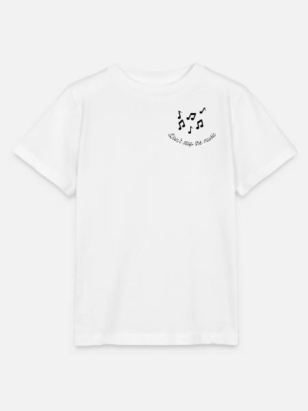 Hör die Musik nicht auf - Stanley/Stella Kinder T-Shirt MINI CREATOR - Weiß