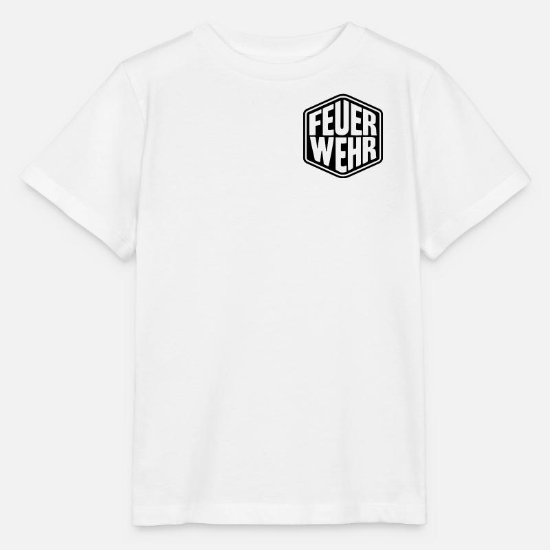 Pompier / Pompier - T-shirt bio MINI CREATOR Stanley/Stella Enfant - blanc