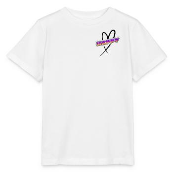 HAPPY Retro Sunset Neon - Stanley/Stella Kinder T-Shirt MINI CREATOR  - Weiß - Vorne - Maike (125cm)
