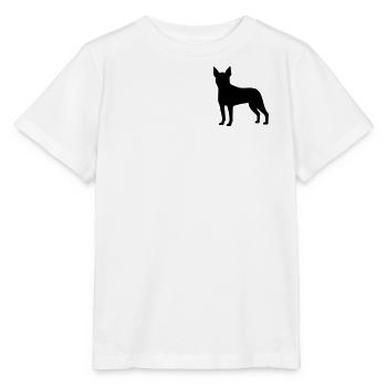 Boston Terrier - T-shirt bio MINI CREATOR Stanley/Stella Enfant - blanc - Devant - Maike (125cm)