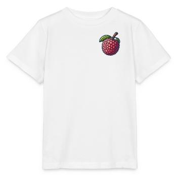 Litchi Illustrée Vibrante - T-shirt bio MINI CREATOR Stanley/Stella Enfant - blanc - Devant - Maike (125cm)