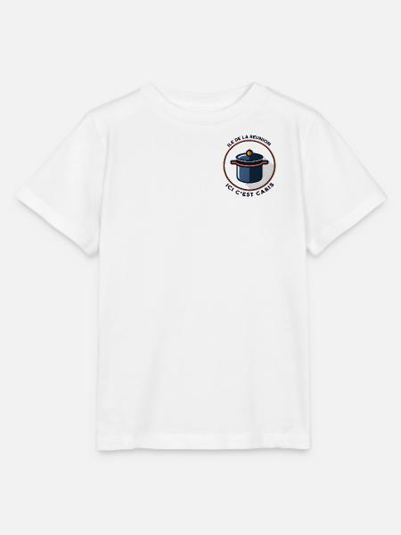 Reunion Island Pride Geschenkidee - Stanley/Stella Kinder T-Shirt MINI CREATOR  - Weiß
