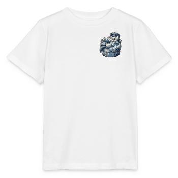 La loutre douce refroidit - T-shirt bio MINI CREATOR Stanley/Stella Enfant - blanc - Devant - Maike (125cm)