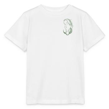 silhouette Cheval amour infini  - T-shirt bio MINI CREATOR Stanley/Stella Enfant - blanc - Devant - Maike (125cm)