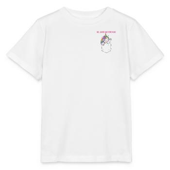 Une licorne dans votre poche - T-shirt bio MINI CREATOR Stanley/Stella Enfant - blanc - Devant - Maike (125cm)