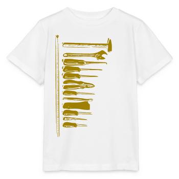 tool - Stanley/Stella MINI CREATOR Kids’ T-Shirt - white - Front - Maike (125cm)