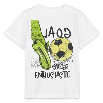 Football Inspires - Stanley/Stella MINI CREATOR Kids’ T-Shirt - white - Front - Maike (125cm)