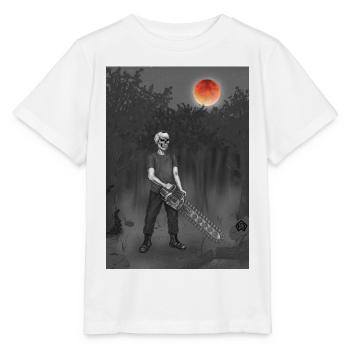 Travailleur forestier, forestier, forestier, pleine lune - T-shirt bio MINI CREATOR Stanley/Stella Enfant - blanc - Devant - Maike (125cm)
