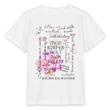 Motivation de guérison - T-shirt bio MINI CREATOR Stanley/Stella Enfant - blanc - Devant - Maike (125cm)