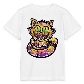 Wild Cat - Stanley/Stella MINI CREATOR Kids’ T-Shirt - white - Front - Maike (125cm)