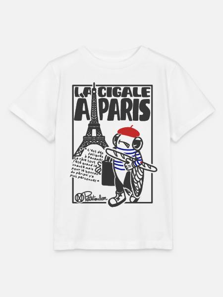 Cigale Paris - Stanley/Stella Kinder T-Shirt MINI CREATOR - Weiß