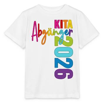 Diplômés en garderie 2026 - T-shirt bio MINI CREATOR Stanley/Stella Enfant - blanc - Devant - Maike (125cm)