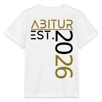 Abitur 2026 - Stanley/Stella Kinder T-Shirt MINI CREATOR  - Weiß - Vorne - Maike (125cm)
