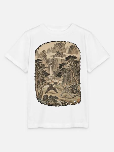 Kung Fu Tradition - Stanley/Stella Kinder T-Shirt MINI CREATOR - Weiß