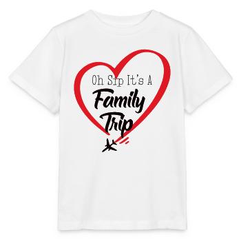 Oh Sip C’est un voyage en famille - T-shirt bio MINI CREATOR Stanley/Stella Enfant - blanc - Devant - Maike (125cm)