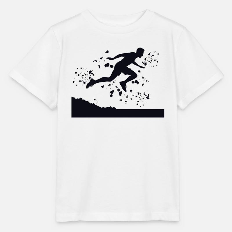 Trail Runner Cross Trail Mountain Runner - T-shirt bio MINI CREATOR Stanley/Stella Enfant - blanc