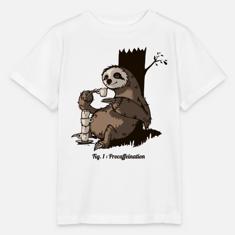 Procafeination - Stanley/Stella MINI CREATOR Kids’ T-Shirt - white