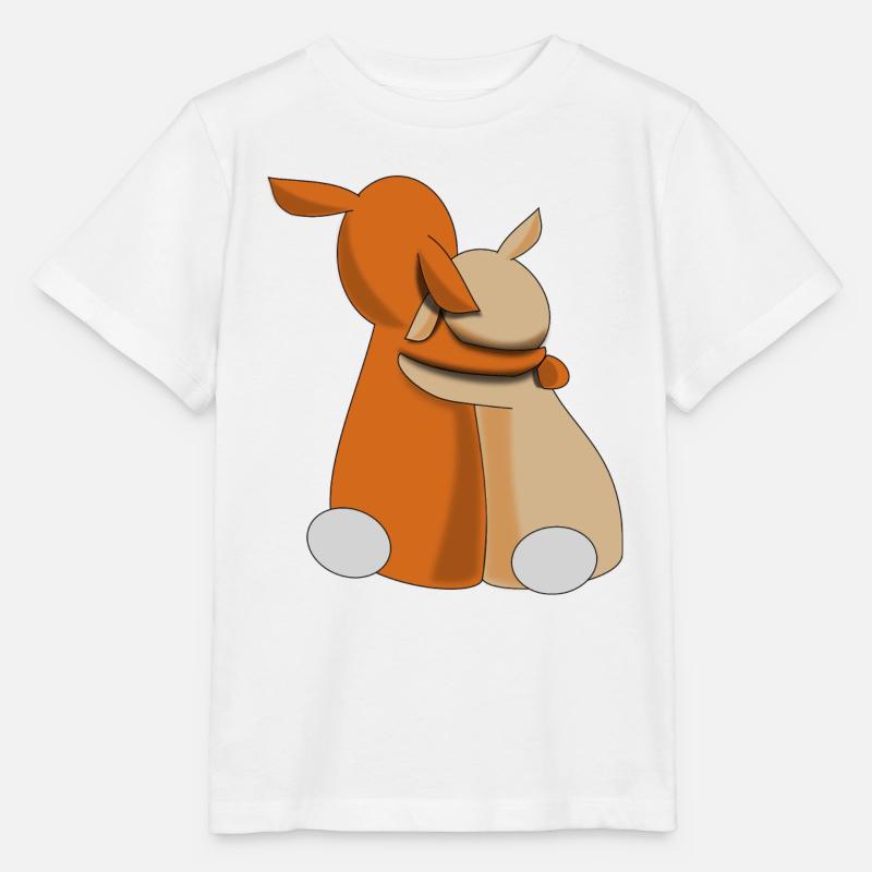Hasen-Freundschaft - Stanley/Stella Kinder T-Shirt MINI CREATOR  - Weiß