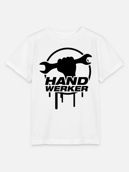 handwerker_logo_f1 - Stanley/Stella Kinder T-Shirt MINI CREATOR  - Weiß