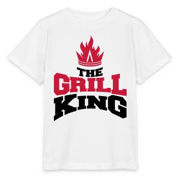 le roi du barbecue - T-shirt bio MINI CREATOR Stanley/Stella Enfant - blanc - Devant - Maike (125cm)