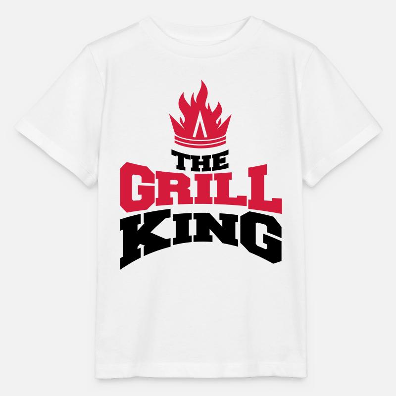 the grill king - Stanley/Stella Kinder T-Shirt MINI CREATOR - Weiß