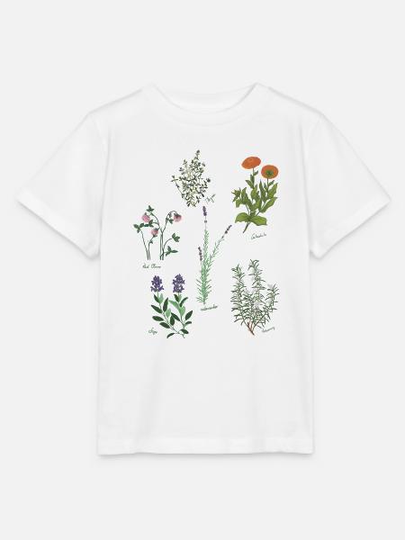 Herbarium Kräuterwissen - Stanley/Stella Kinder T-Shirt MINI CREATOR  - Weiß
