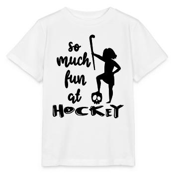 hockey sur gazon de hockey sur gazon de hockey sur gazon-fille - T-shirt bio MINI CREATOR Stanley/Stella Enfant - blanc - Devant - Maike (125cm)