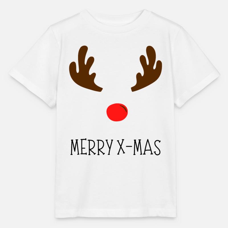 GOD JUL - Stanley/Stella MINI CREATOR T-skjorte for barn - hvit