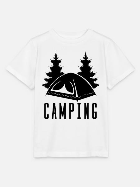 camping - Stanley/Stella Kinder T-Shirt MINI CREATOR  - Weiß