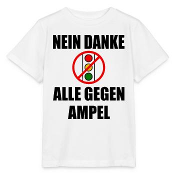 ampel nein danke - Stanley/Stella Kinder T-Shirt MINI CREATOR  - Weiß - Vorne - Maike (125cm)