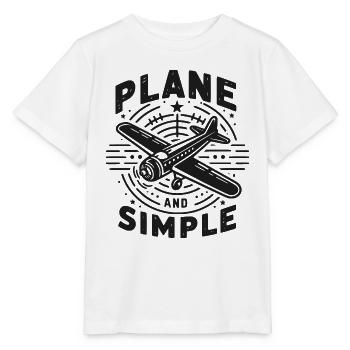 Avion et simple - T-shirt bio MINI CREATOR Stanley/Stella Enfant - blanc - Devant - Maike (125cm)