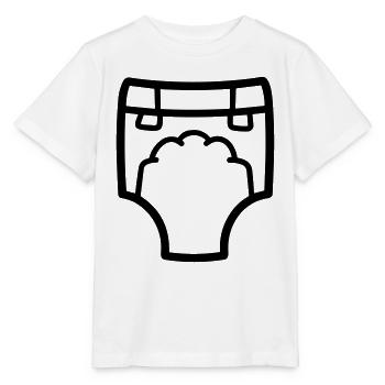 Couche - T-shirt bio MINI CREATOR Stanley/Stella Enfant - blanc - Devant - Maike (125cm)