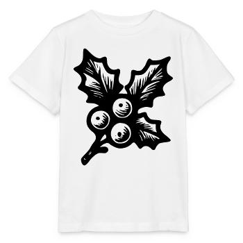 Christmas holly - Stanley/Stella MINI CREATOR Kids’ T-Shirt - white - Front - Maike (125cm)