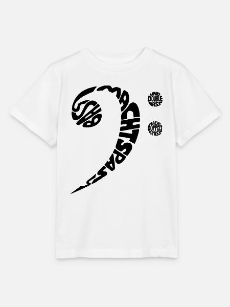 Kontrabass Macht noch mehr Spaß - Stanley/Stella Kinder T-Shirt MINI CREATOR - Weiß