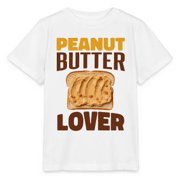 Peanut Butter Lover - Stanley/Stella MINI CREATOR Kids’ T-Shirt - white - Front - Maike (125cm)