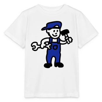 Handwerker - Stanley/Stella Kinder T-Shirt MINI CREATOR  - Weiß - Vorne - Maike (125cm)