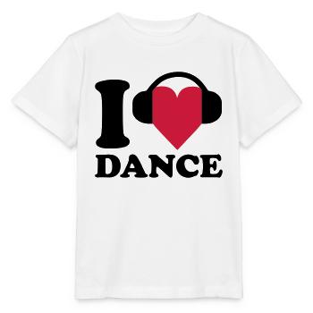 I love Music - Dance - Stanley/Stella Kinder T-Shirt MINI CREATOR  - Weiß - Vorne - Maike (125cm)
