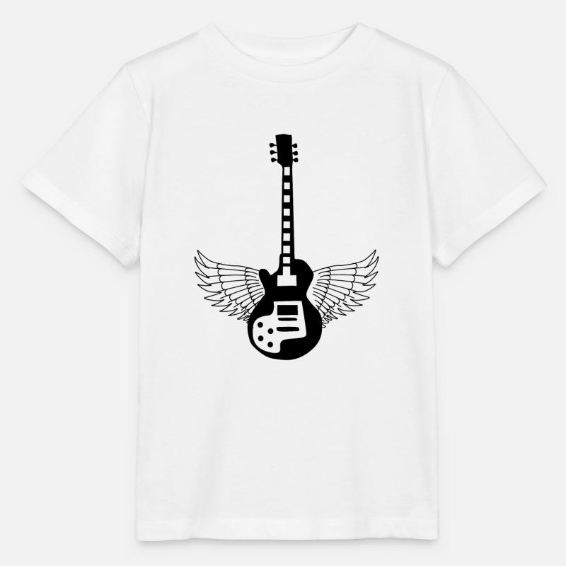 guitare - T-shirt bio MINI CREATOR Stanley/Stella Enfant - blanc