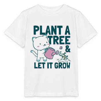 Pflanze einen Baum und lass ihn wachsen - Stanley/Stella Kinder T-Shirt MINI CREATOR  - Weiß - Vorne - Maike (125cm)