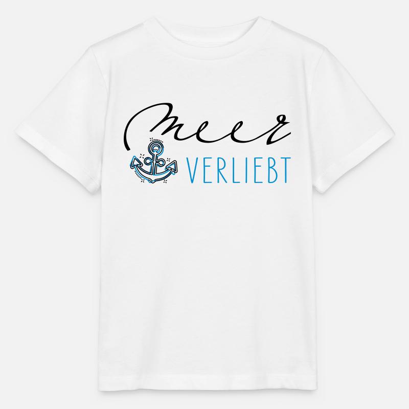 Meer verliebt - Stanley/Stella Kinder T-Shirt MINI CREATOR  - Weiß