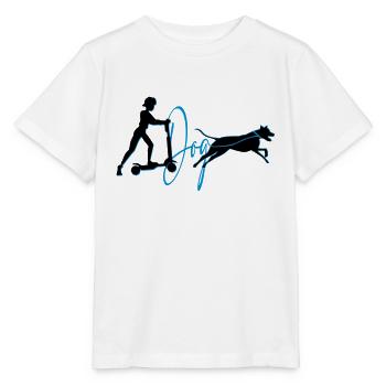 Dog Sports Dog Training Scooter - T-shirt bio MINI CREATOR Stanley/Stella Enfant - blanc - Devant - Maike (125cm)