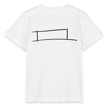 Cadre décoratif. Modèle de bannière / badge nominatif. - T-shirt bio MINI CREATOR Stanley/Stella Enfant - blanc - Devant - Maike (125cm)