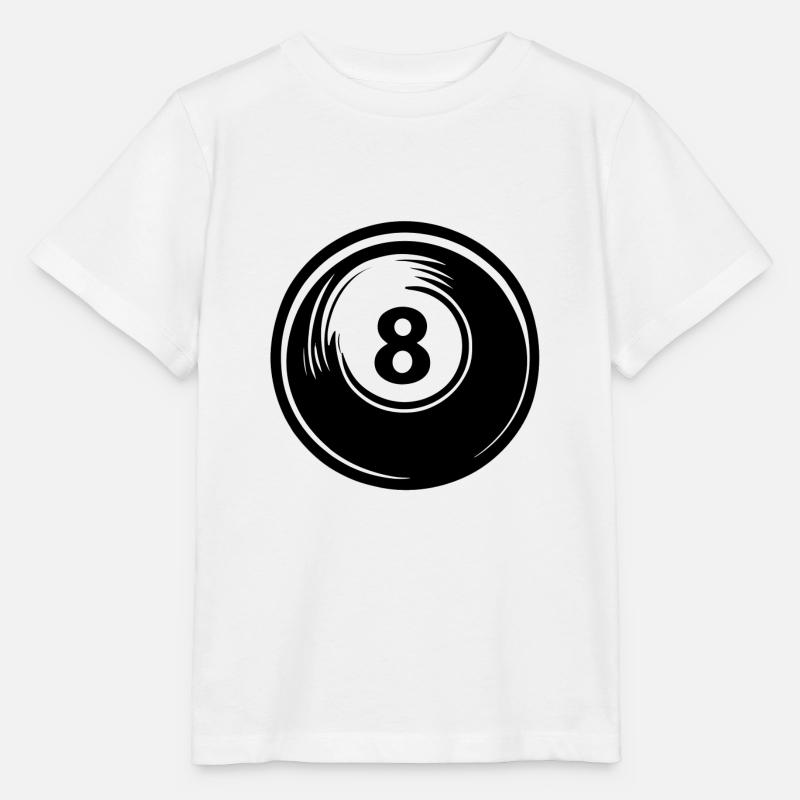 Billardtisch / Billiardkugel / 8 Ball / Pool / Kö - Stanley/Stella Kinder T-Shirt MINI CREATOR  - Weiß