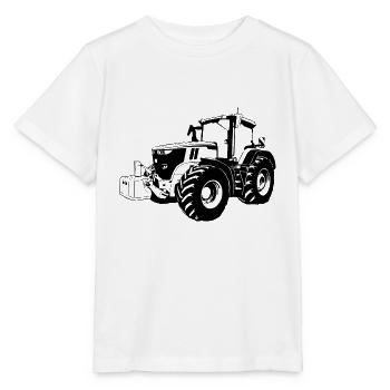 Traktor - Schlepper - Landwirt - Bauer - Stanley/Stella Kinder T-Shirt MINI CREATOR  - Weiß - Vorne - Maike (125cm)