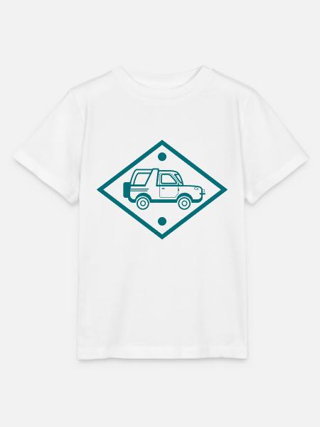Auto - Oldtimer - Nostalgisch Fahrzeug - Stanley/Stella Kinder T-Shirt MINI CREATOR  - Weiß