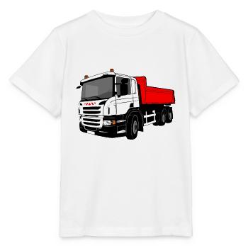 Camions basculants - Camion - Camion - Camion - T-shirt bio MINI CREATOR Stanley/Stella Enfant - blanc - Devant - Maike (125cm)
