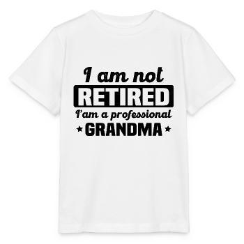 Je suis une grand-mère professionnelle - T-shirt bio MINI CREATOR Stanley/Stella Enfant - blanc - Devant - Maike (125cm)