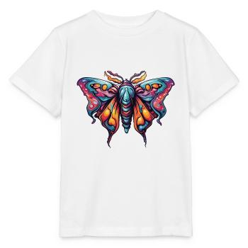 Motte / Tier / Insekt / Larve / Schädling - Stanley/Stella Kinder T-Shirt MINI CREATOR  - Weiß - Vorne - Maike (125cm)